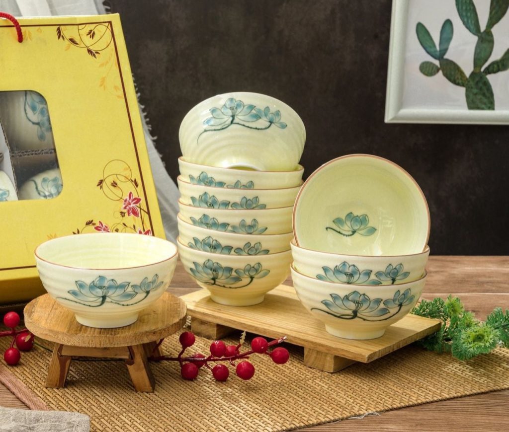 Gửi chén bát sứ 